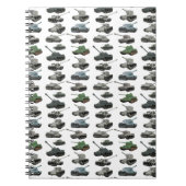 Diverse Sovjet WW2 Tanks Spiral Foto Notitieboek (Voorkant)