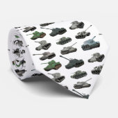 Diverse Sovjet WW2 Tanks Stropdas (Opgerold)