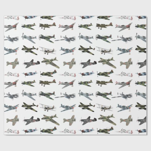 Diverse Sovjet WW2-vliegtuigen Cadeaupapier (Vlak)