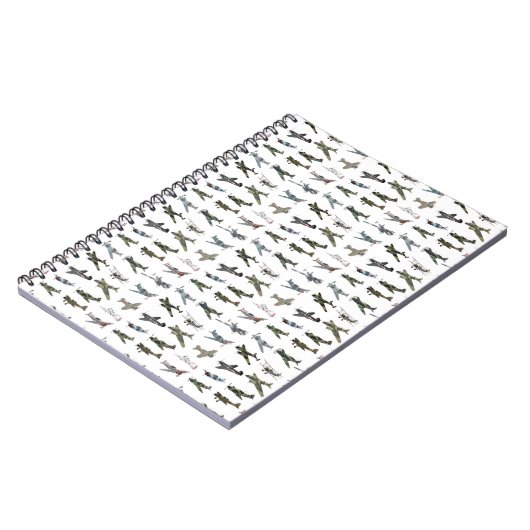 Diverse Sovjet WW2-vliegtuigen Notitieboek (Linkerzijde)