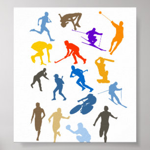 Diverse sport poster