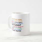 Diverse taalproducten - Spreek Engels? Koffiemok (Voorkant links)