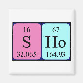 Diverse tabelnaam magneet (Voorkant)