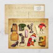 Diverse Telefoons - en Modern Briefkaart (Voorkant / Achterkant)