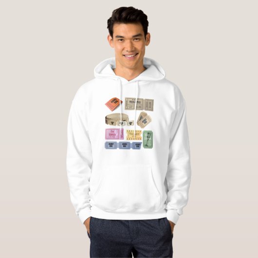 Diverse tickets hoodie (Voorkant volledig)