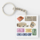 Diverse tickets sleutelhanger (Voorkant)