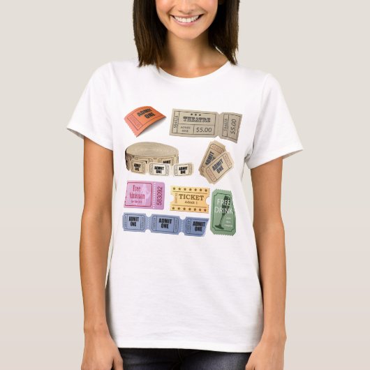 Diverse tickets t-shirt (Voorkant)