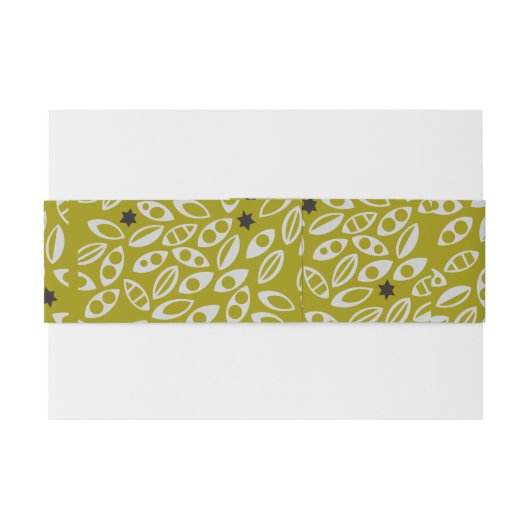 DIVERSE VINES Bar Bat Mitzvah Envelope Band Uitnodigingen Wikkel (Achterkant Voorbeeld)