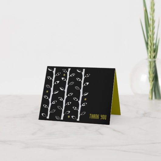 DIVERSE VINES Bar Bat Mitzvah Hartelijk dank Bedankkaart (Voorkant)