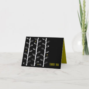 DIVERSE VINES Bar Bat Mitzvah Hartelijk dank Bedankkaart