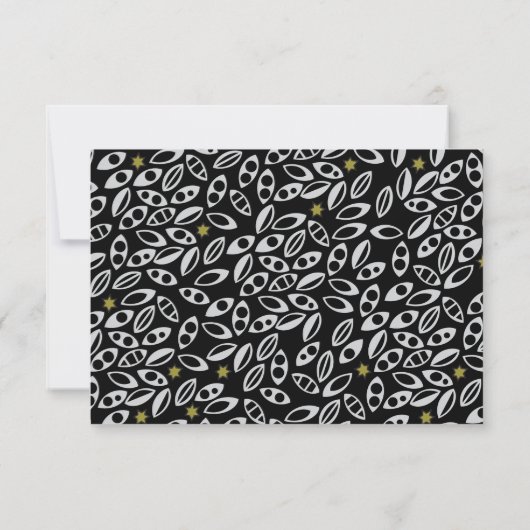 DIVERSE VINES Bar Bat Mitzvah Reception Kaart (Achterkant)