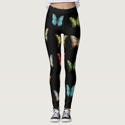 Diverse Vlinders Verrukken Leggings (Voorkant)