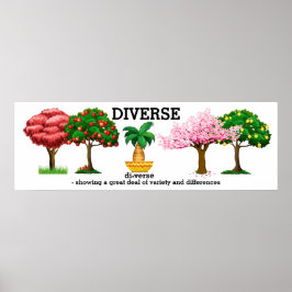 DIVERSE - Vocabulair Poster
