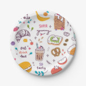 Diverse voeding en Drink Papieren Bordje (Voorkant)