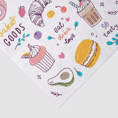 Diverse voeding en Drink Tissuepapier (Detail)