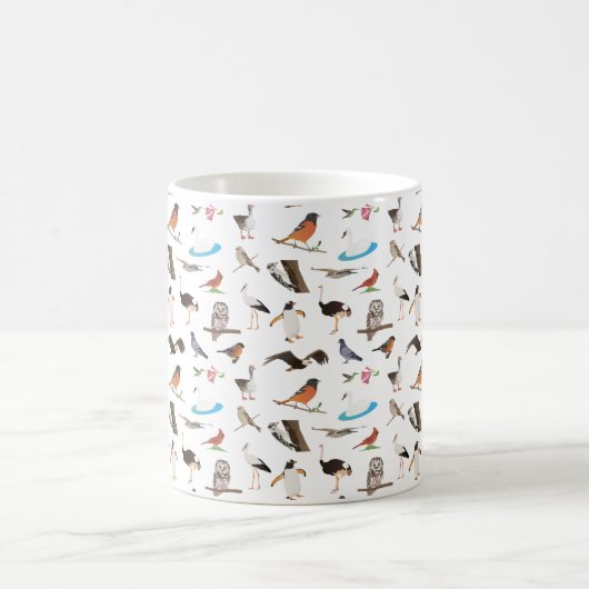 Diverse vogels koffiemok (Center)