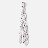 Diverse vogels stropdas (Achterkant)