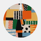 Diverse vormen: abstract naadloos ontwerp glas ornament (Achterkant)