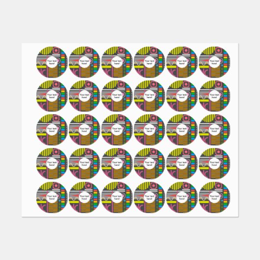 Diverse vormen labels (Vel)