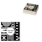 Diverse vormen rubberstempel (Gestempeld)