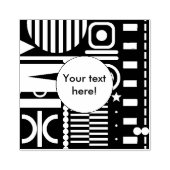 Diverse vormen rubberstempel (Afrduk)