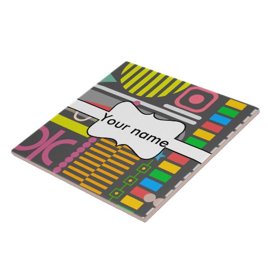 Diverse vormen tegeltje (Zijkant)