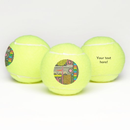 Diverse vormen tennisballen (Multi)