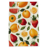 Diverse vruchten Medium Gift Bag Medium Cadeauzakje (Achterkant)