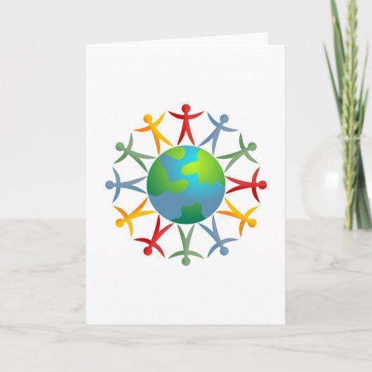 Diverse wereld kaart (Voorkant)