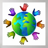 Diverse wereld poster (Voorkant)