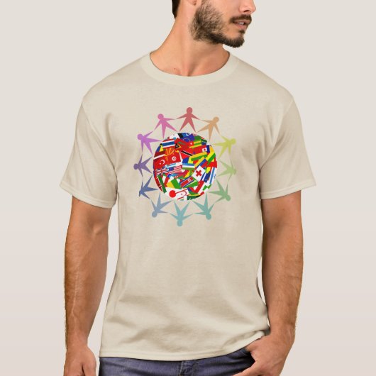 Diverse wereld t-shirt (Voorkant)