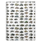 Diverse WW2 Tanks Notitieboek (Voorkant)