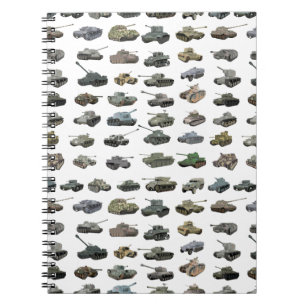 Diverse WW2 Tanks Notitieboek