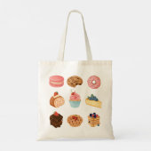 Diverse zoetwaren tote bag (Achterkant)