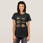 Diverse Zonnebaarzen (Lepomis sp.) Pack T-shirt (Voorkant volledig)