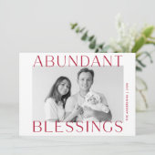 Diversen Cranberry Foto Feestdagenkaart (Staand voorkant)