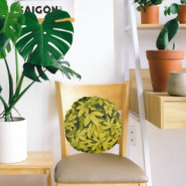 Diversen Mexicaans Oranje Plant Floral Rond Kussen