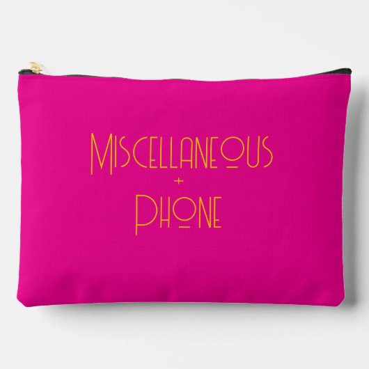 Diversen + Telefoon Hot Pink Etui (Voorkant)