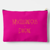 Diversen + Telefoon Hot Pink Etui (Achterkant)