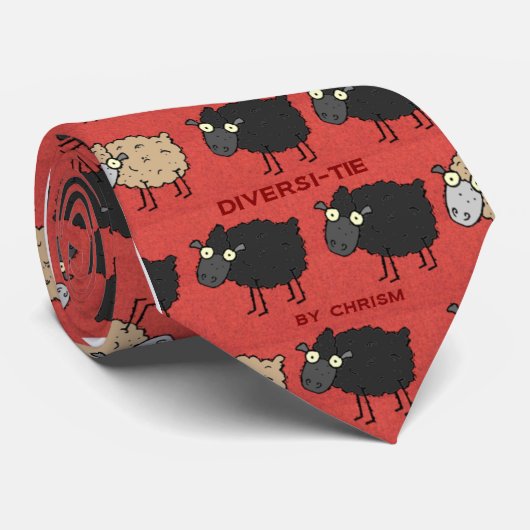 Diversi-stropdas met handtekening stropdas (Opgerold)