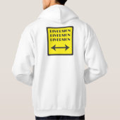 DIVERSIE SIGNAANSQUARE HOODIE (Achterkant)