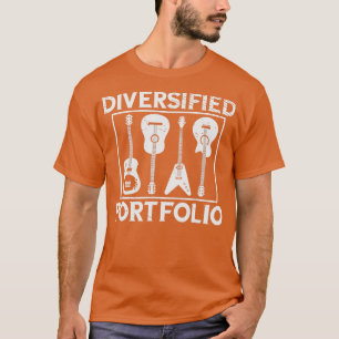 Diversifieerde portefeuille Elektrische gitaarmass T-shirt