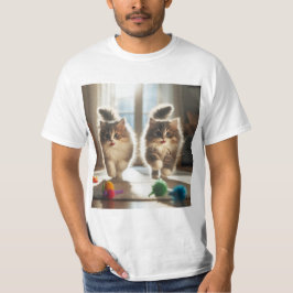 Diversión Gatuna: Momentos de Juego T-shirt