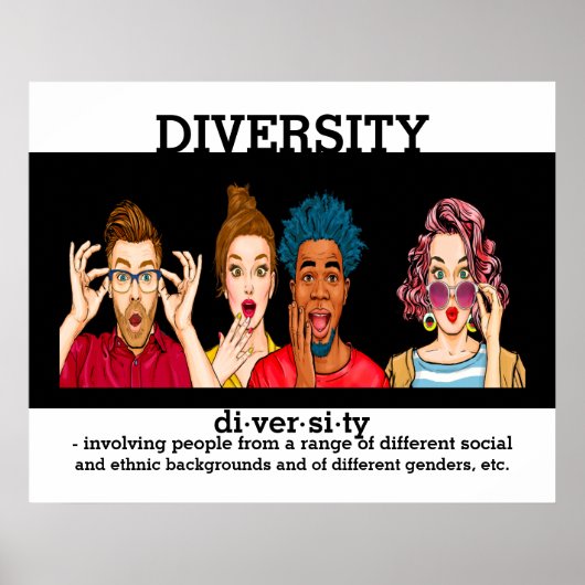 DIVERSITEIT 2 - Vocabulair Poster (Voorkant)