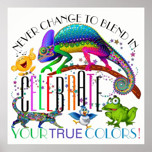 Diversiteit Aanvaardbaar Poster voor aanmoediging (Voorkant)