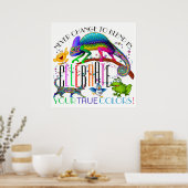 Diversiteit Aanvaardbaar Poster voor aanmoediging (Keuken)