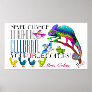 Diversiteit Aanvaardbaar Poster voor aanmoediging