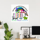 Diversiteit Aanvaardbaar Poster voor aanmoediging (Thuiskantoor)