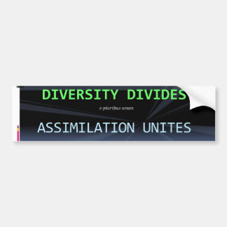 Diversiteit blaasjes bumpersticker