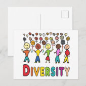 Diversiteit Briefkaart (Voorkant / Achterkant)